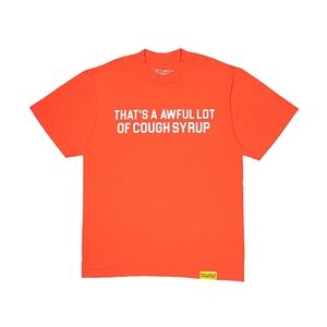 That's A Awful Lot Of Cough Syrup Tee Orange - Sz Large